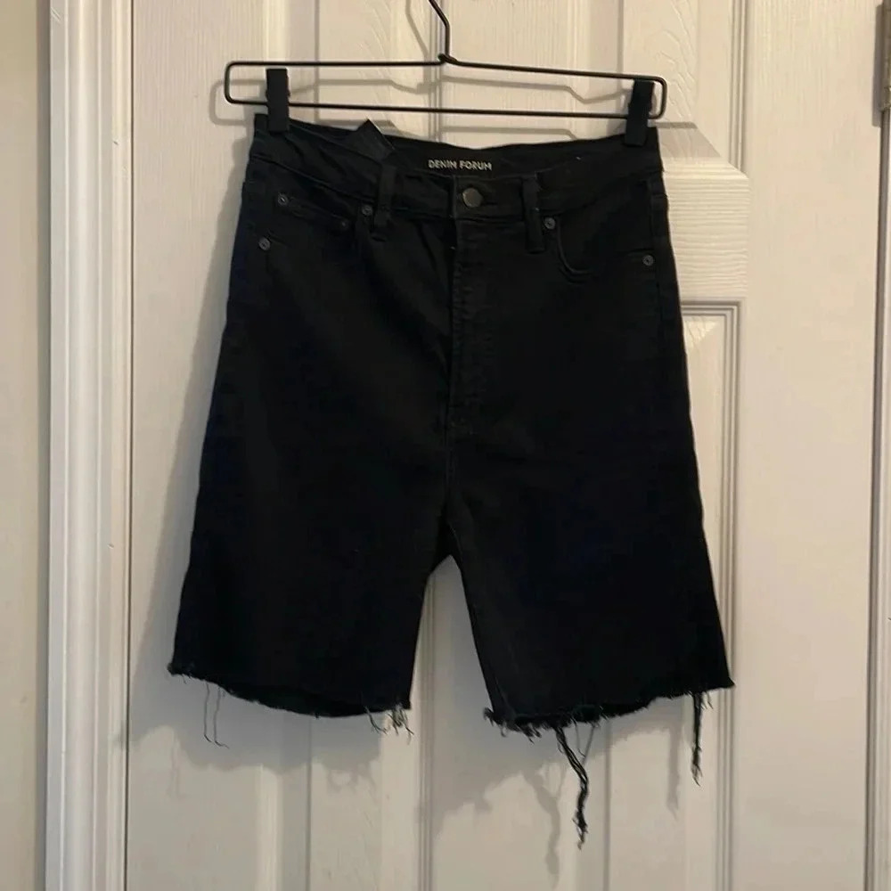 Denim forum biker denim shorts